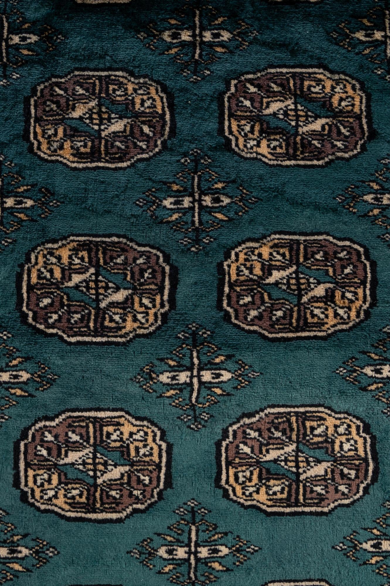 4' 2 x 6' 1 Hand Knotted Bokhara Oriental Wool Rug