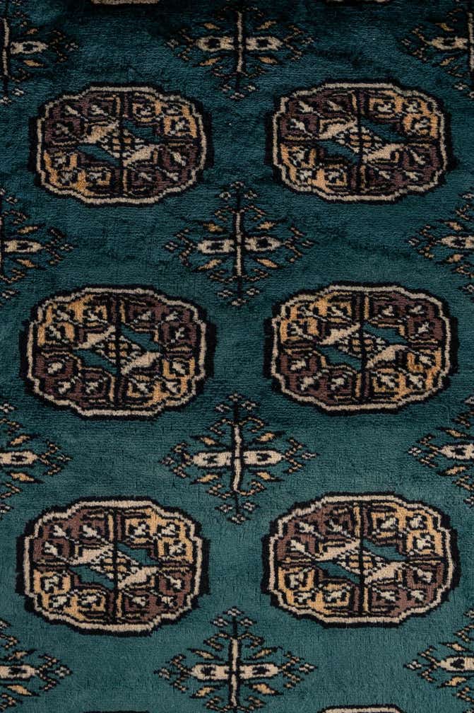 4' 2 x 6' 1 Hand Knotted Bokhara Oriental Wool Rug