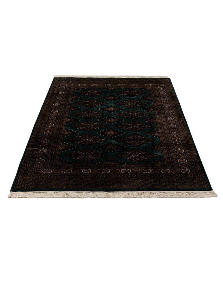 Detail image of 6' 3 x 9' 8 Hand Knotted Bokhara Oriental Wool Rug