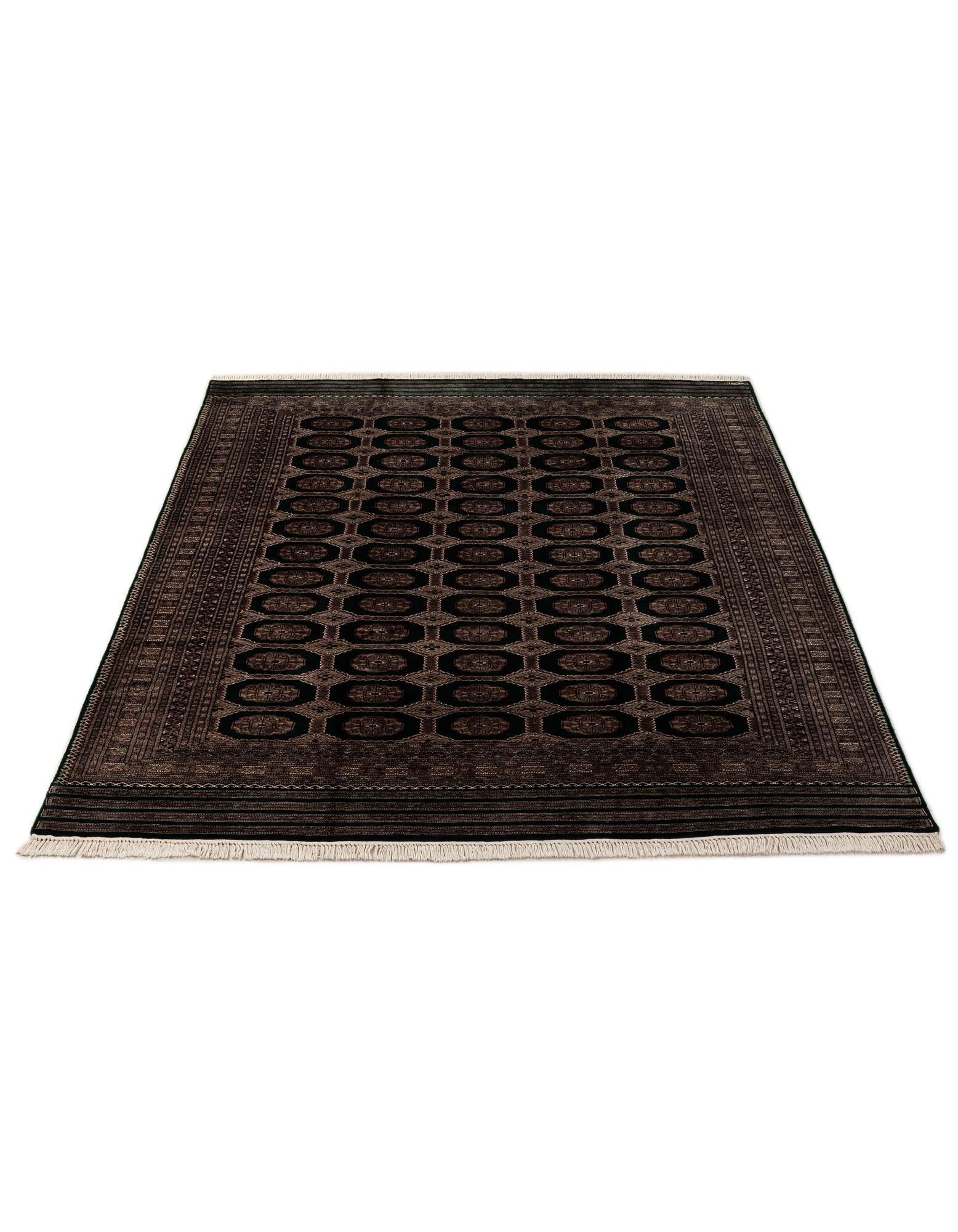 7' x 9' 4 Hand Knotted Bokhara Oriental Rug
