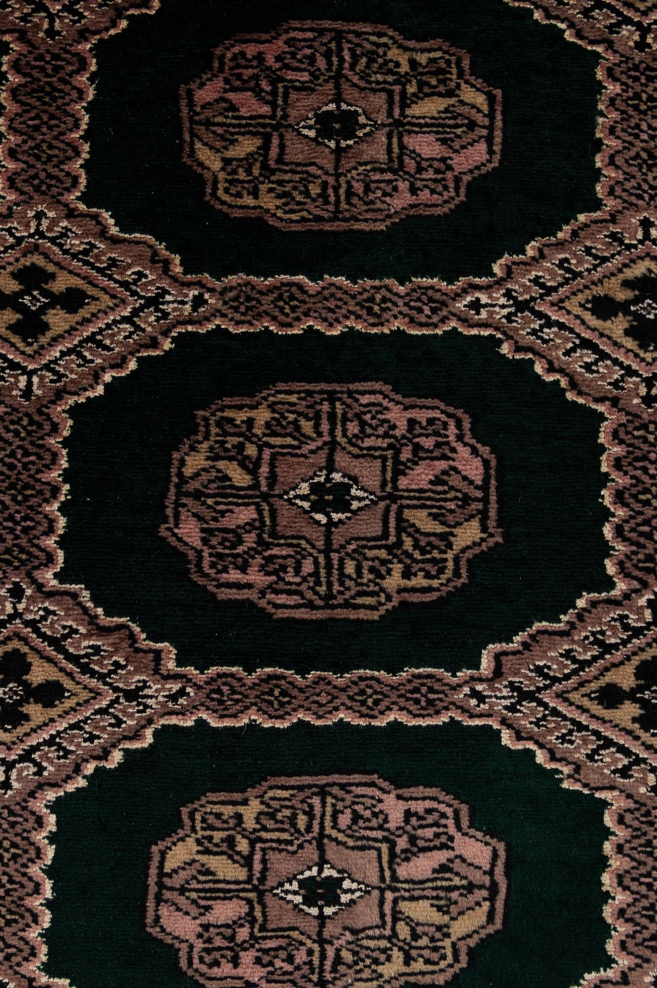 7' x 9' 4 Hand Knotted Bokhara Oriental Rug