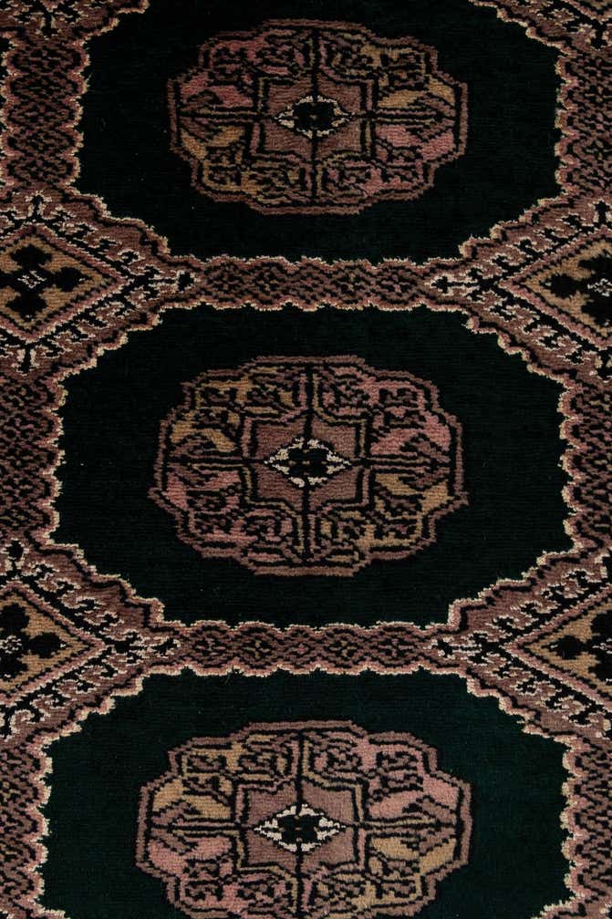 7' x 9' 4 Hand Knotted Bokhara Oriental Rug