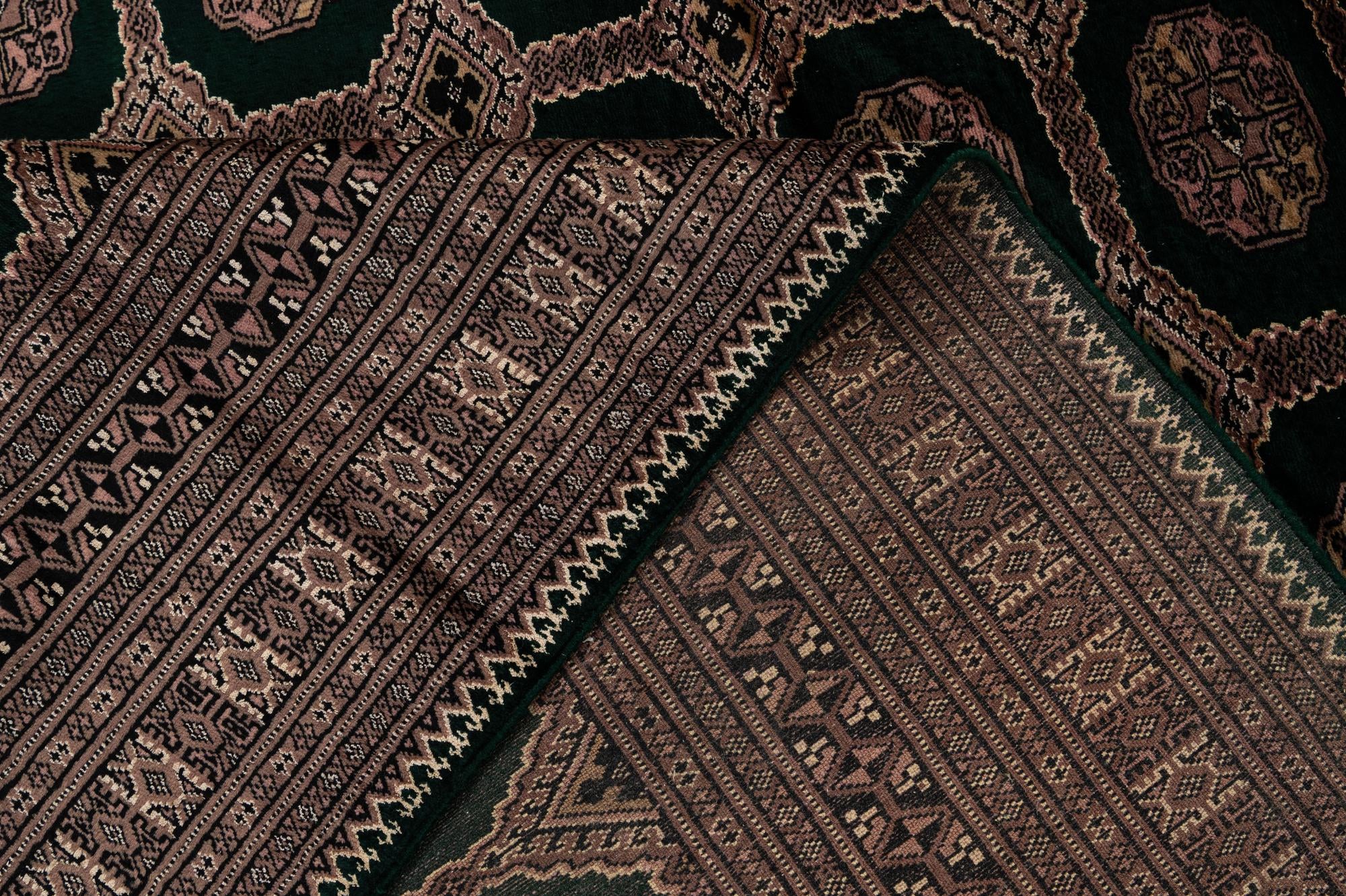 7' x 9' 4 Hand Knotted Bokhara Oriental Rug