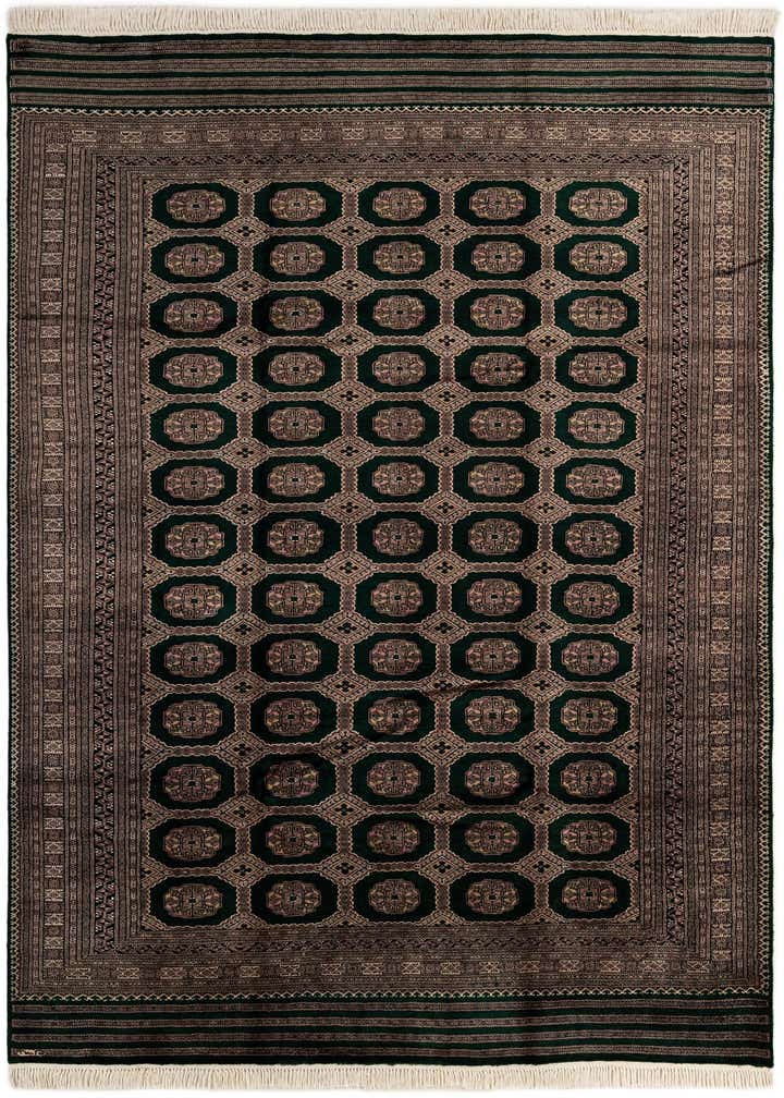 7' x 9' 4 Hand Knotted Bokhara Oriental Rug