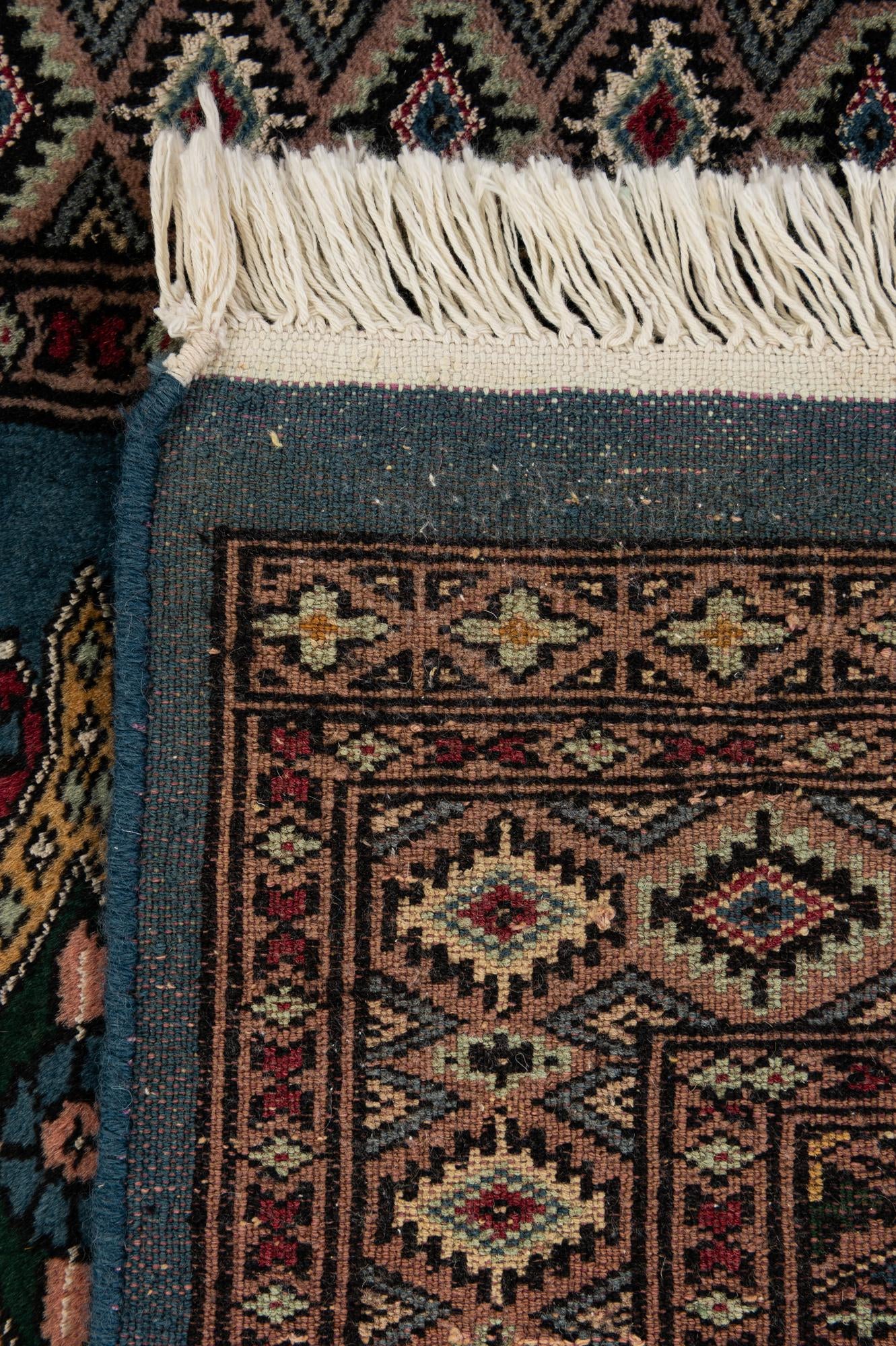 60cm x 90cm Hand Knotted Bokhara Oriental Wool Rug