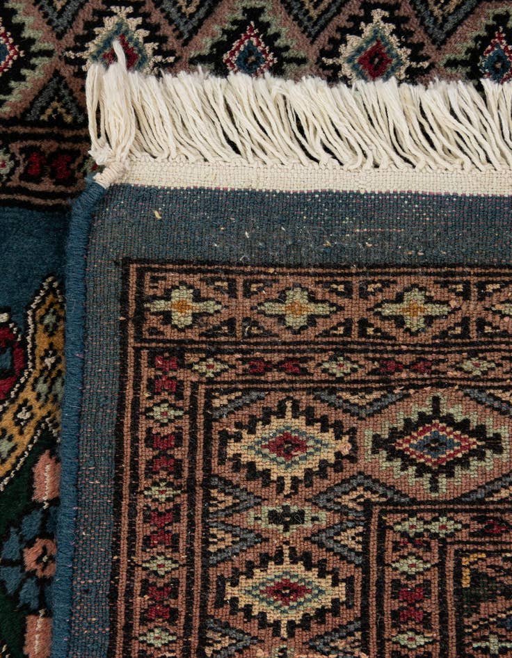Detail image of 2' x 2' 11  Hand Knotted Bokhara Oriental Wool Rug
