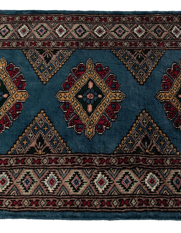 Detail image of 2' x 2' 11  Hand Knotted Bokhara Oriental Wool Rug