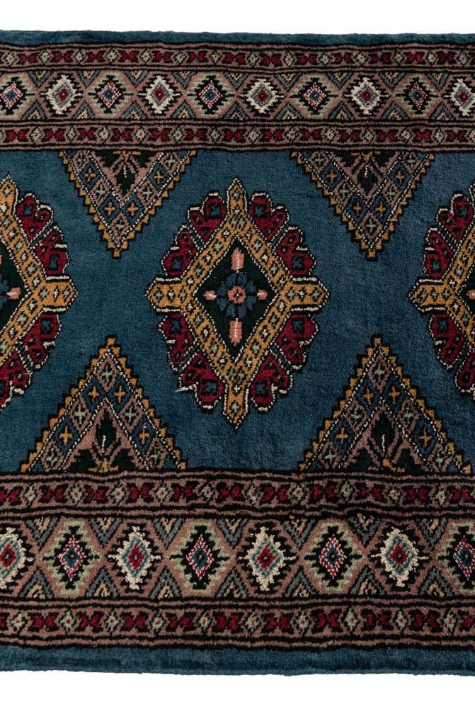60cm x 90cm Hand Knotted Bokhara Oriental Wool Rug