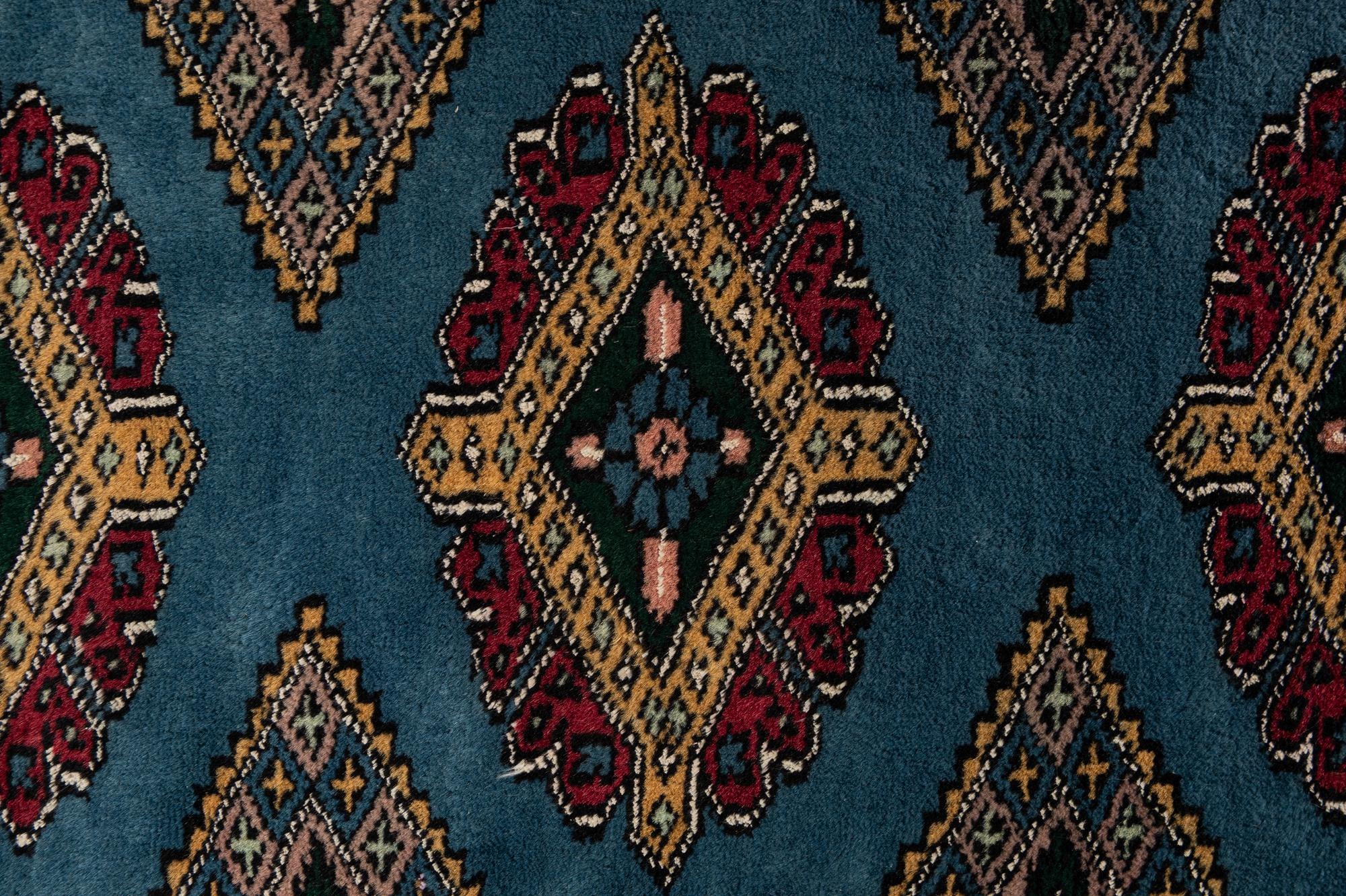 60cm x 90cm Hand Knotted Bokhara Oriental Wool Rug