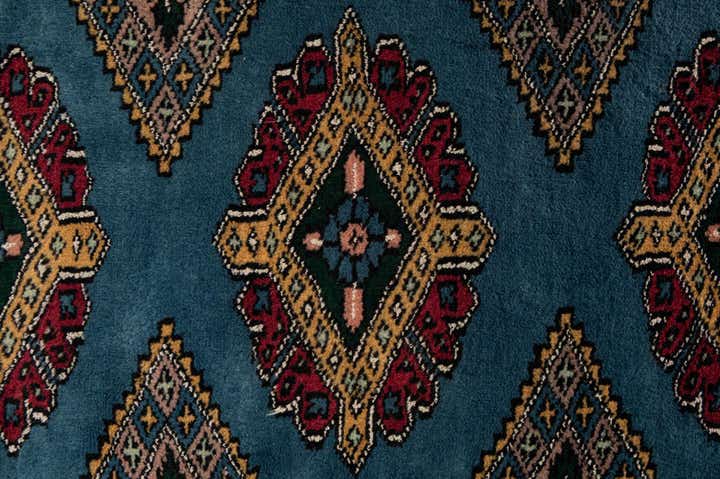 60cm x 90cm Hand Knotted Bokhara Oriental Wool Rug
