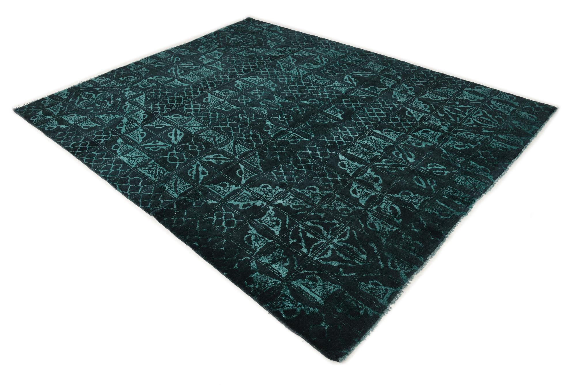 8' x 9' 10 Hand Knotted Darya Wool Rug