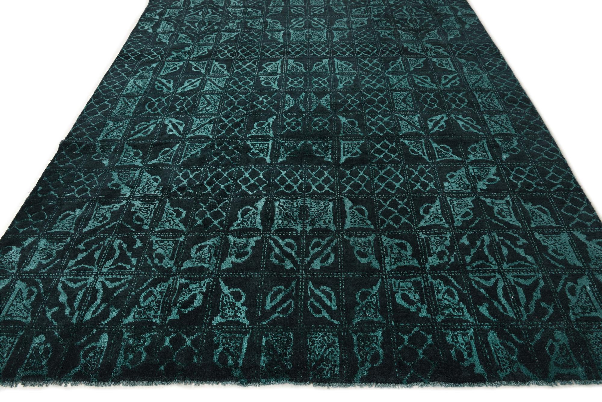 8' x 9' 10 Hand Knotted Darya Wool Rug