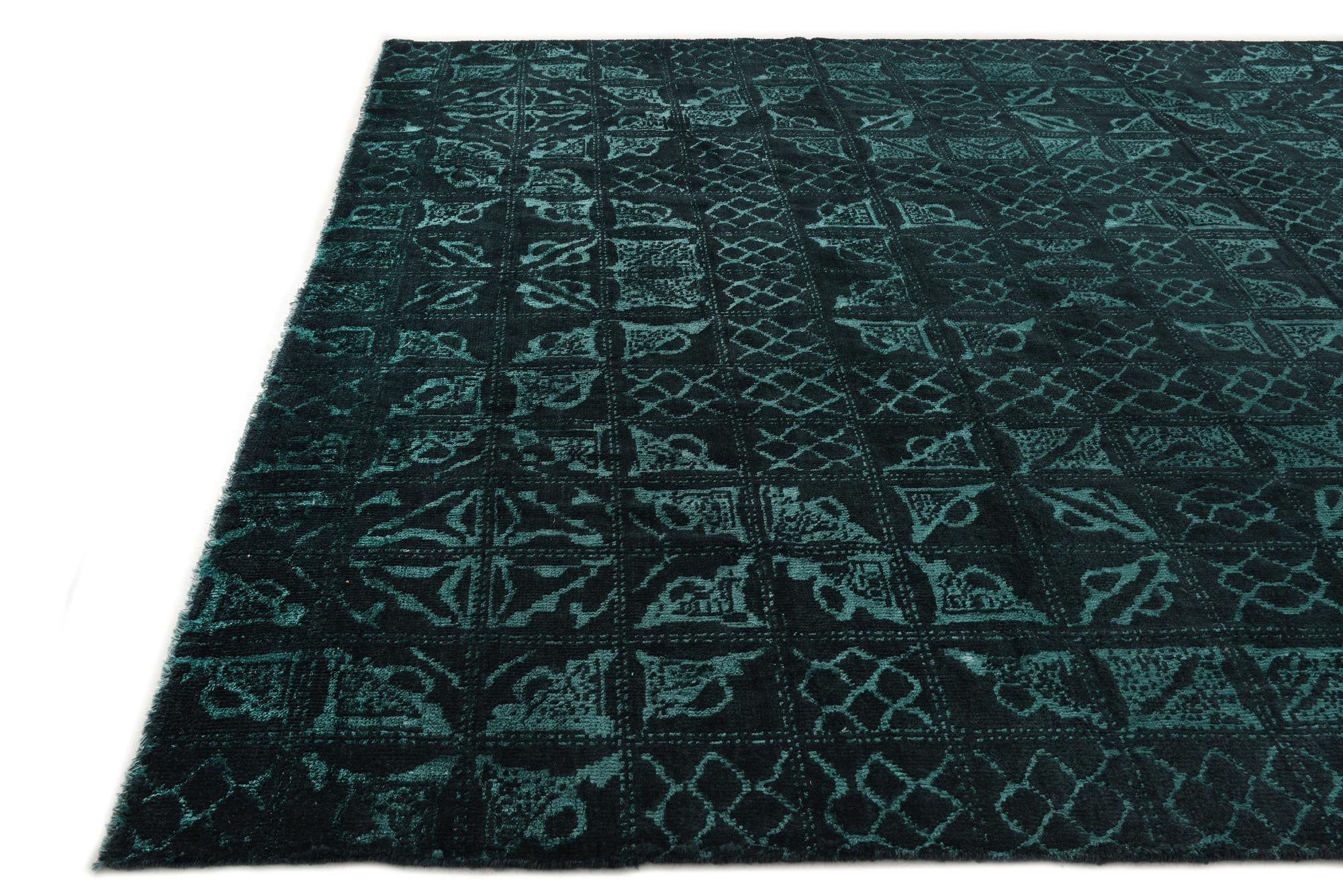 8' x 9' 10 Hand Knotted Darya Wool Rug