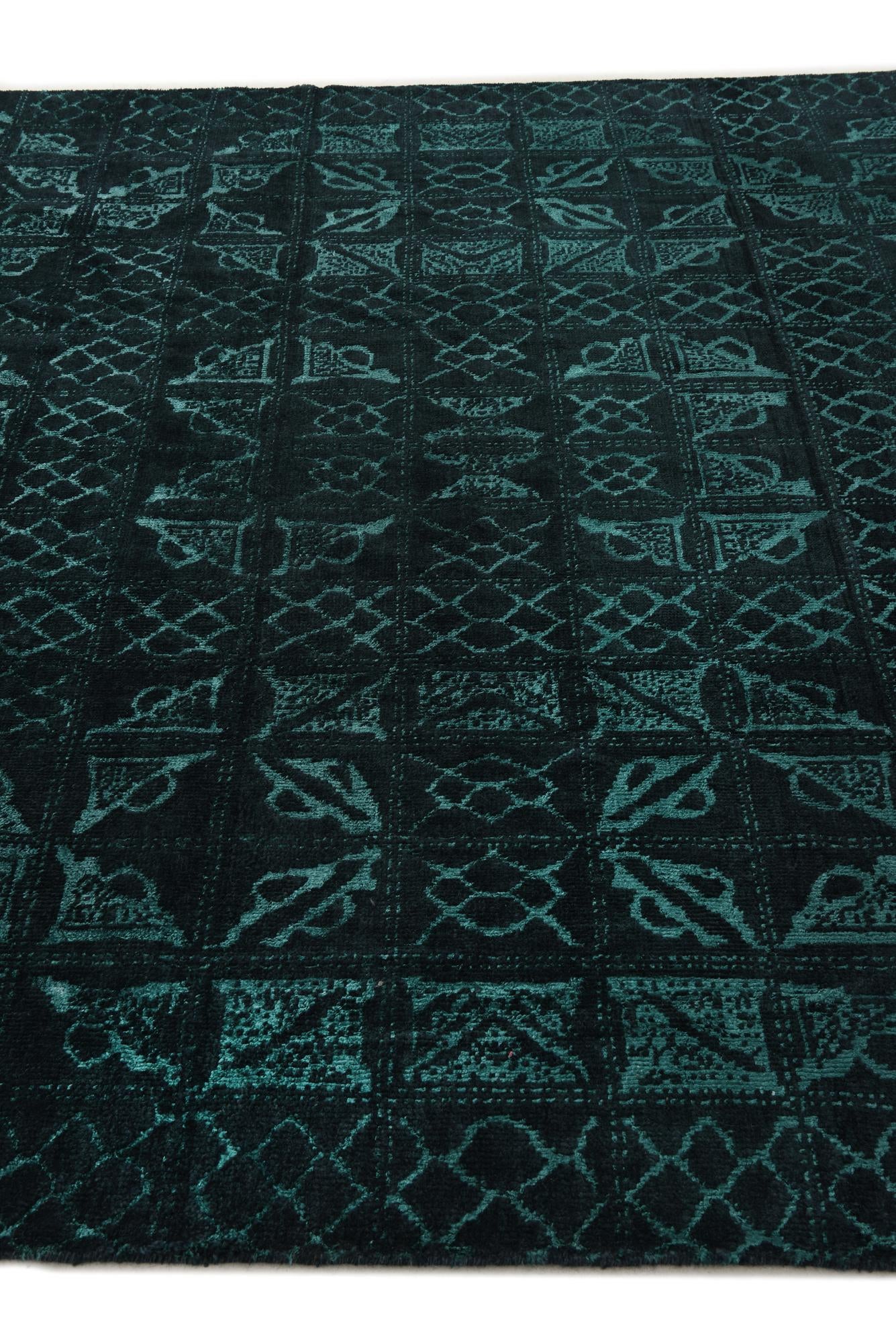 8' x 9' 10 Hand Knotted Darya Wool Rug