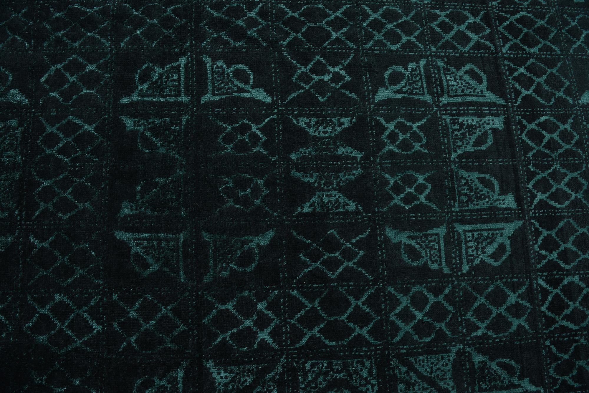 8' x 9' 10 Hand Knotted Darya Wool Rug