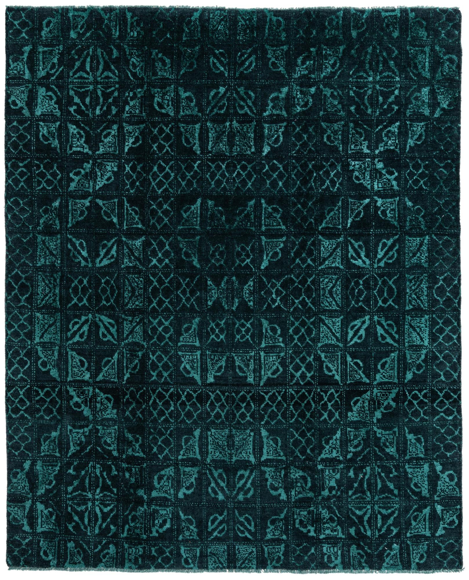 8' x 9' 10 Hand Knotted Darya Wool Rug