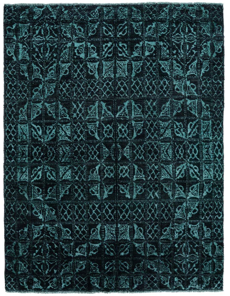 Detail image of 6' x 9' Hand Knotted Darya Wool Rug