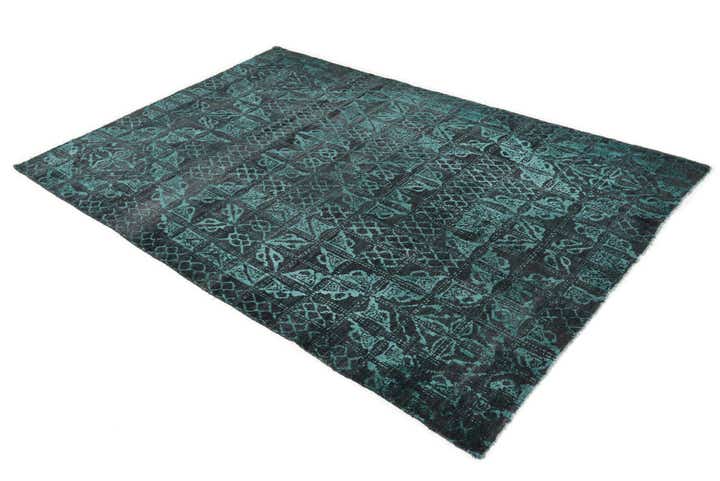 185cm x 275cm anudado a mano Darya Alfombra Lana