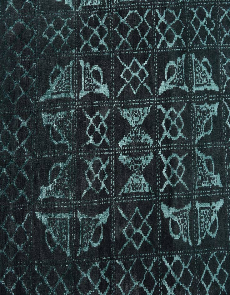 Detail image of 8' x 10' Hand Knotted Darya Wool Rug