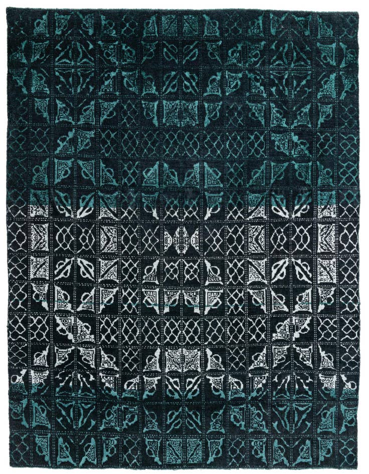 Detail image of 7' 8 x 10' 2 Hand Knotted Darya Rug