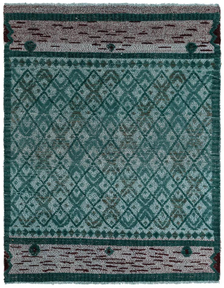Detail image of 4' 10 x 6' 9 Hand Knotted Darya Wool Rug