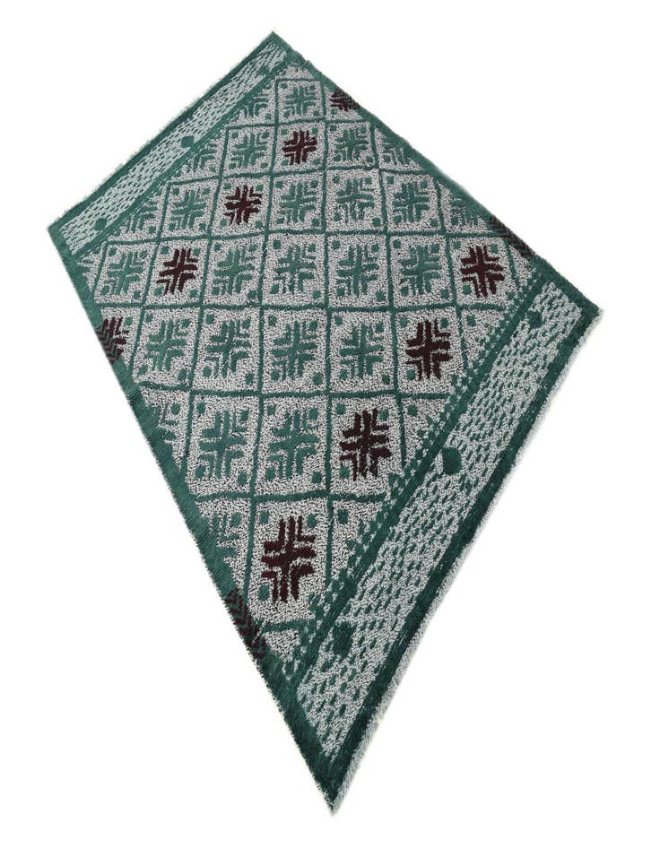 Detail image of 4' 11 x 7'  Hand Knotted Darya Wool Rug