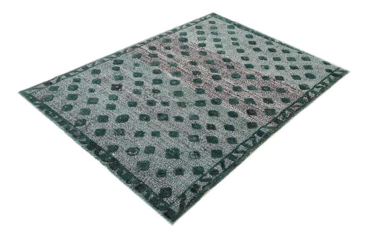 4' 8 x 6' 6 Hand Knotted Darya Wool Rug