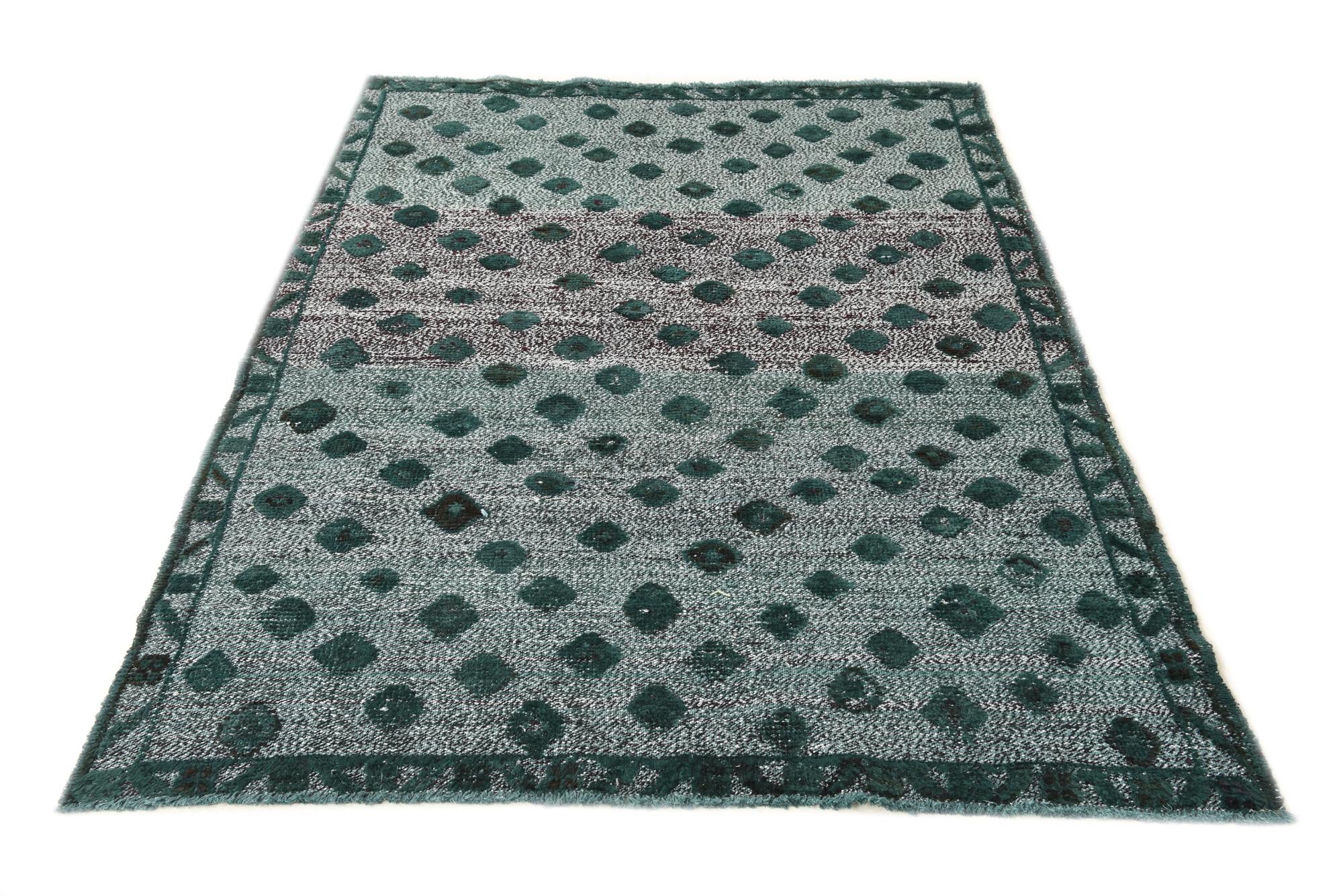 4' 8 x 6' 6 Hand Knotted Darya Wool Rug