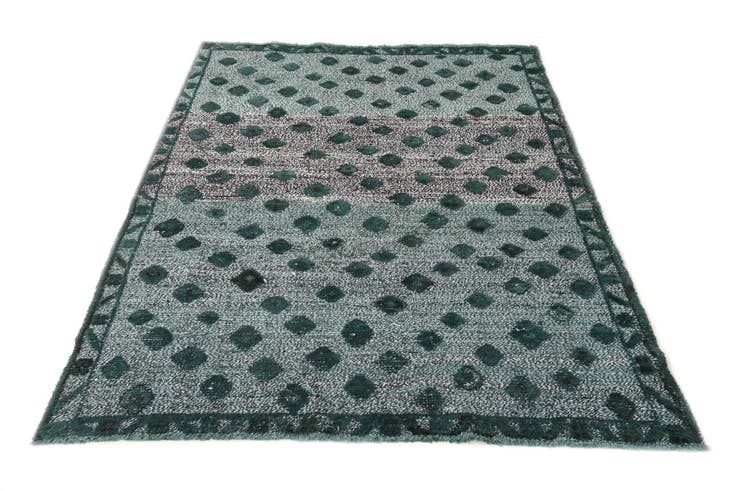 Detail image of 4' 8 x 6' 6 Hand Knotted Darya Wool Rug
