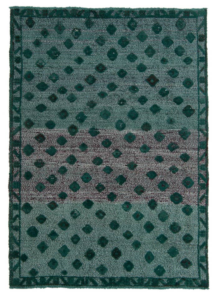 Detail image of 4' 8 x 6' 6 Hand Knotted Darya Wool Rug