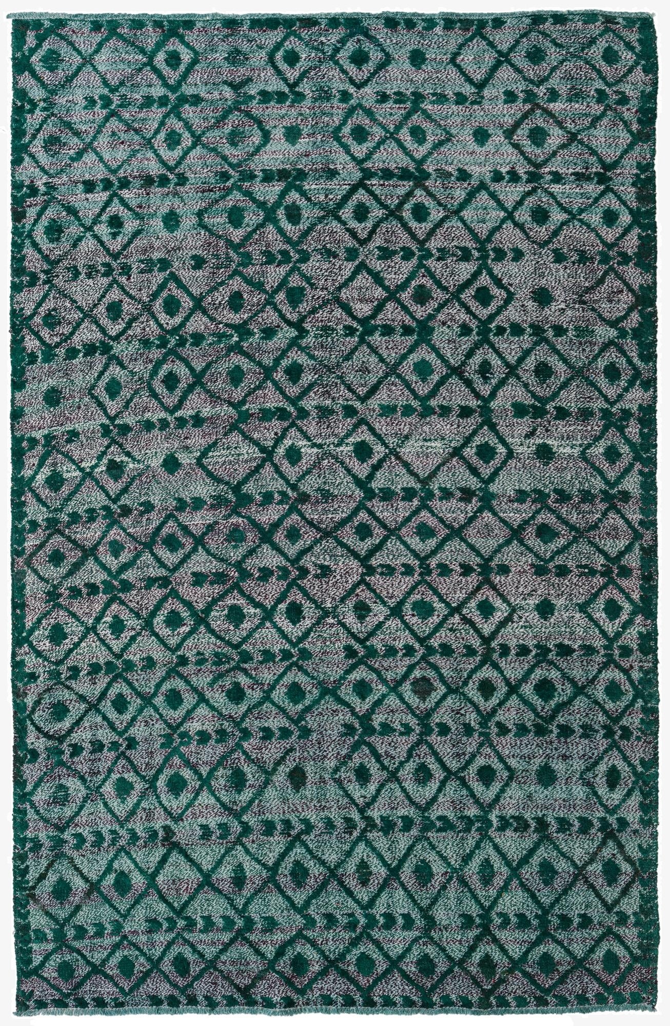 5' 3 x 8' 4  Hand Knotted Darya Wool Rug