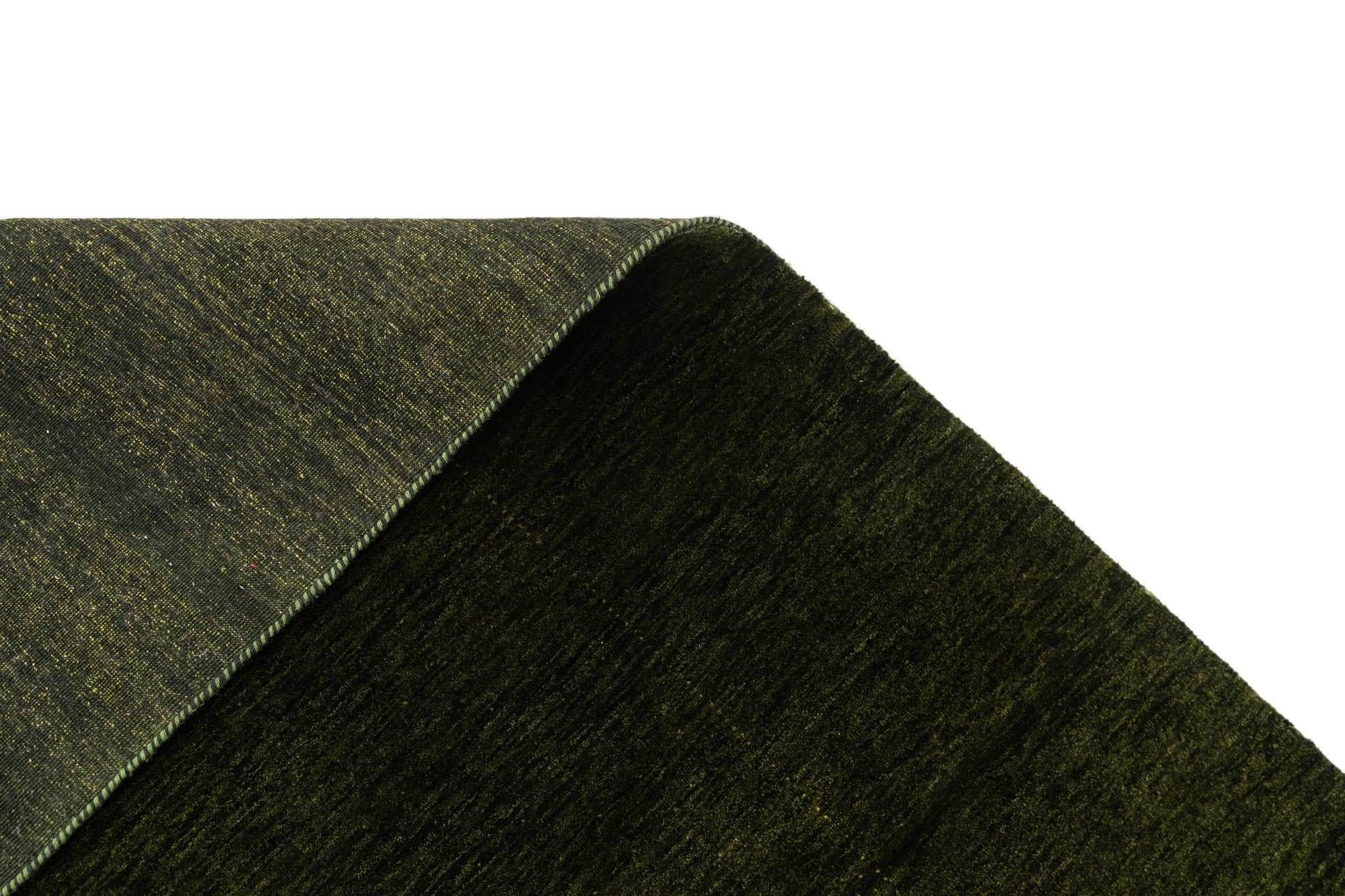 5' x 7' Hand Knotted Gabbeh Wool Rug