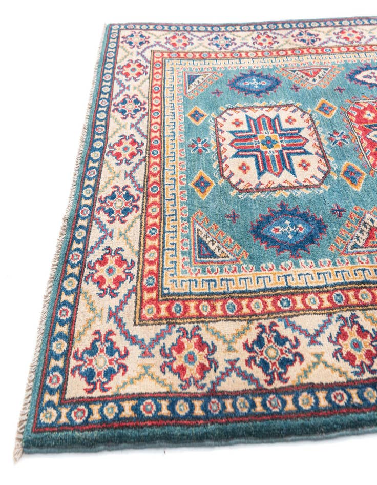 Detail image of 4' x 6' 1 Hand Knotted Kazak Rug