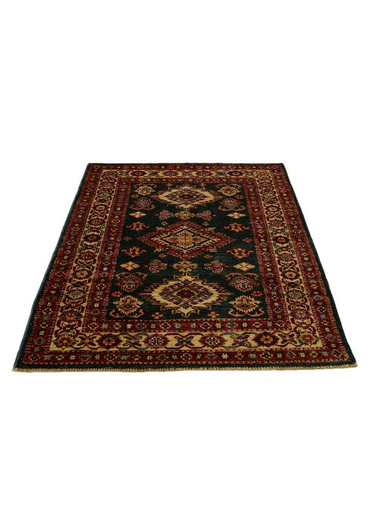 2' 11 x 4' 2 Hand Knotted Kazak Rug
