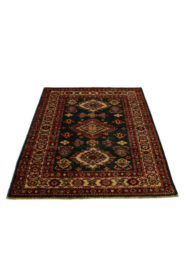 Detail image of 2' 11 x 4' 2 Hand Knotted Kazak Rug