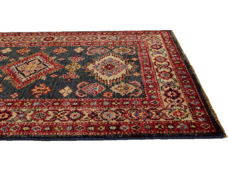 Detail image of 2' 11 x 4' 2 Hand Knotted Kazak Rug