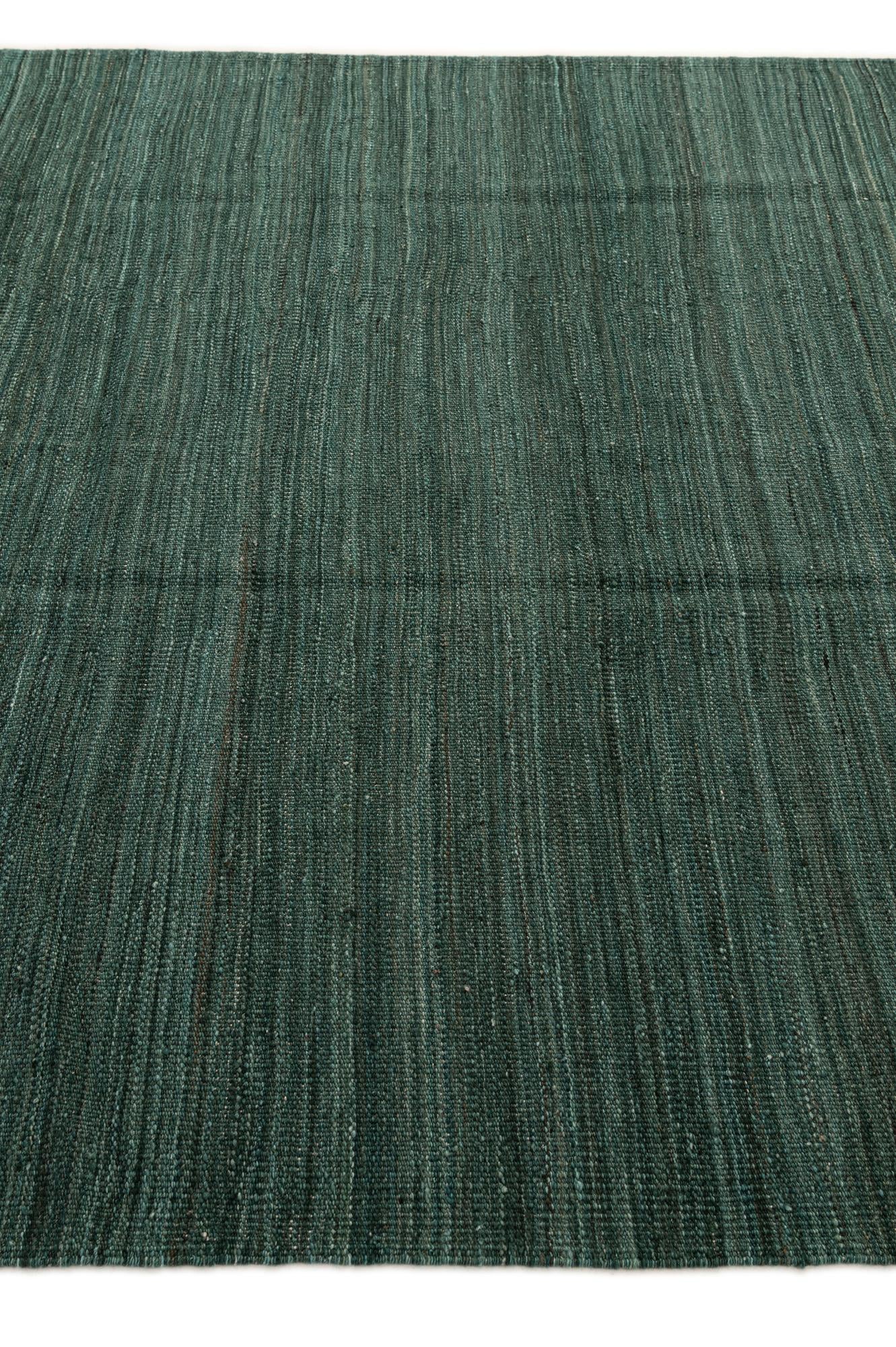 6' 4 x 9' 4 Hand Knotted Kilim Modern Wool Rug