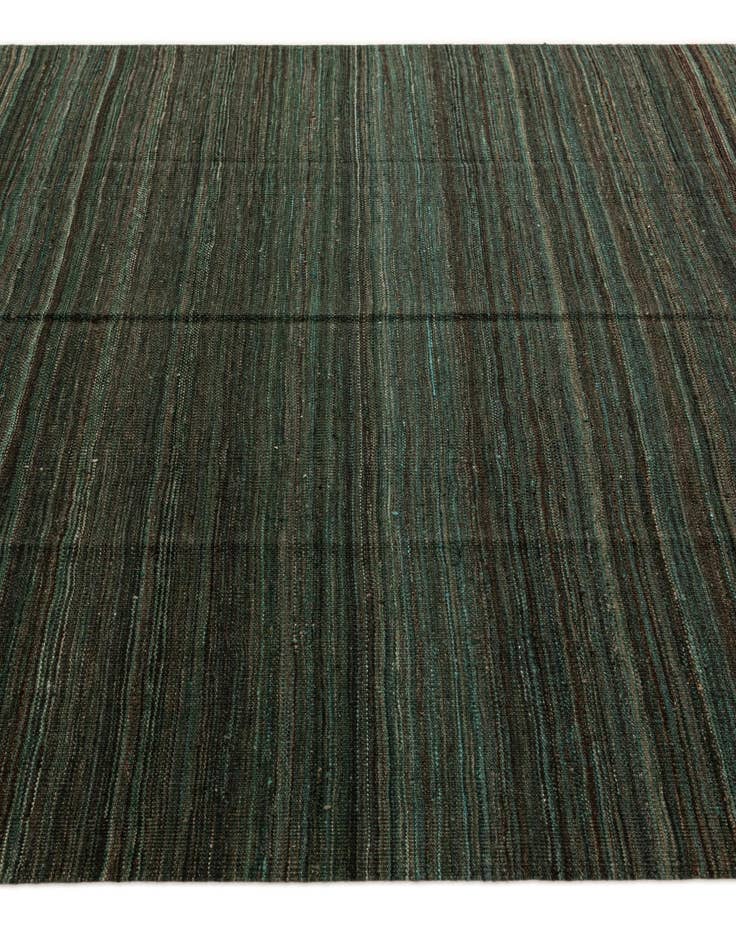 Detail image of 6' 5 x 9' 8  Hand Woven Kilim Modern Wool Rug