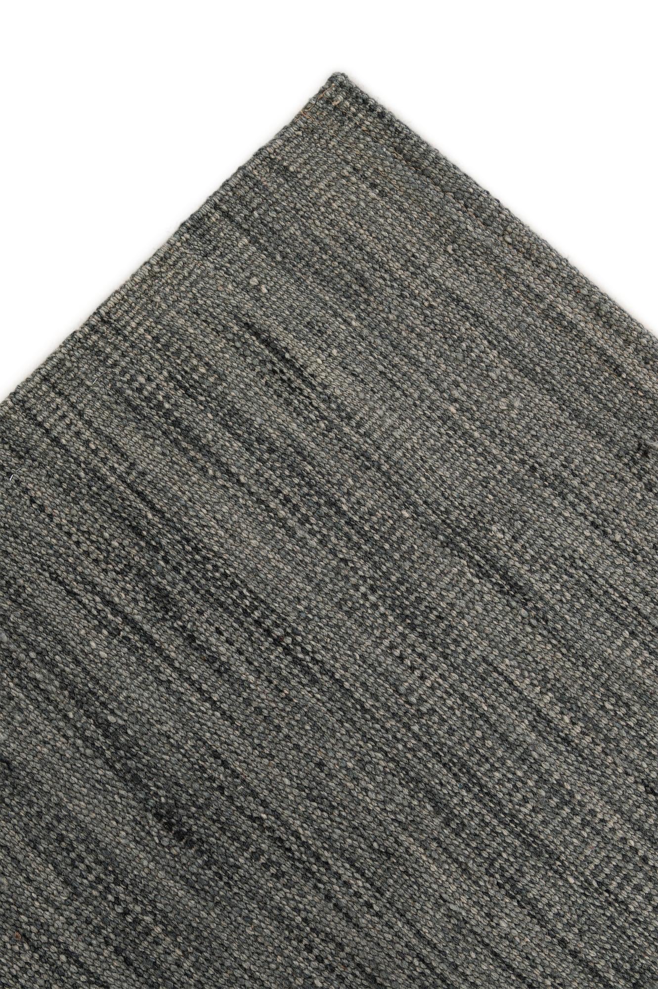 6' 10 x 9' 4 Hand Woven Kilim Modern Wool Rug