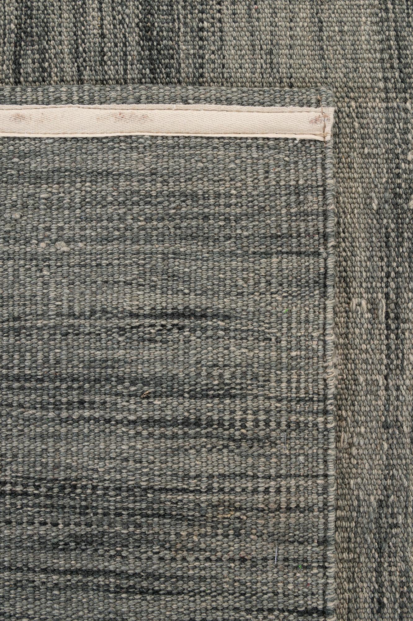 6' 10 x 9' 4 Hand Woven Kilim Modern Wool Rug