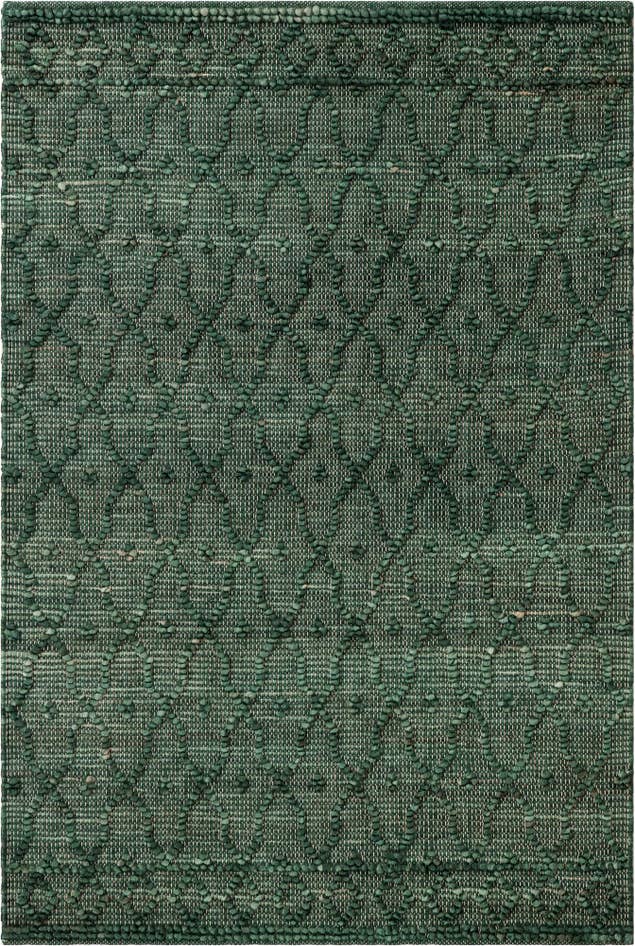Detail image of 4' 1 x 6' 1 Hand Woven Larsa Jute Rug