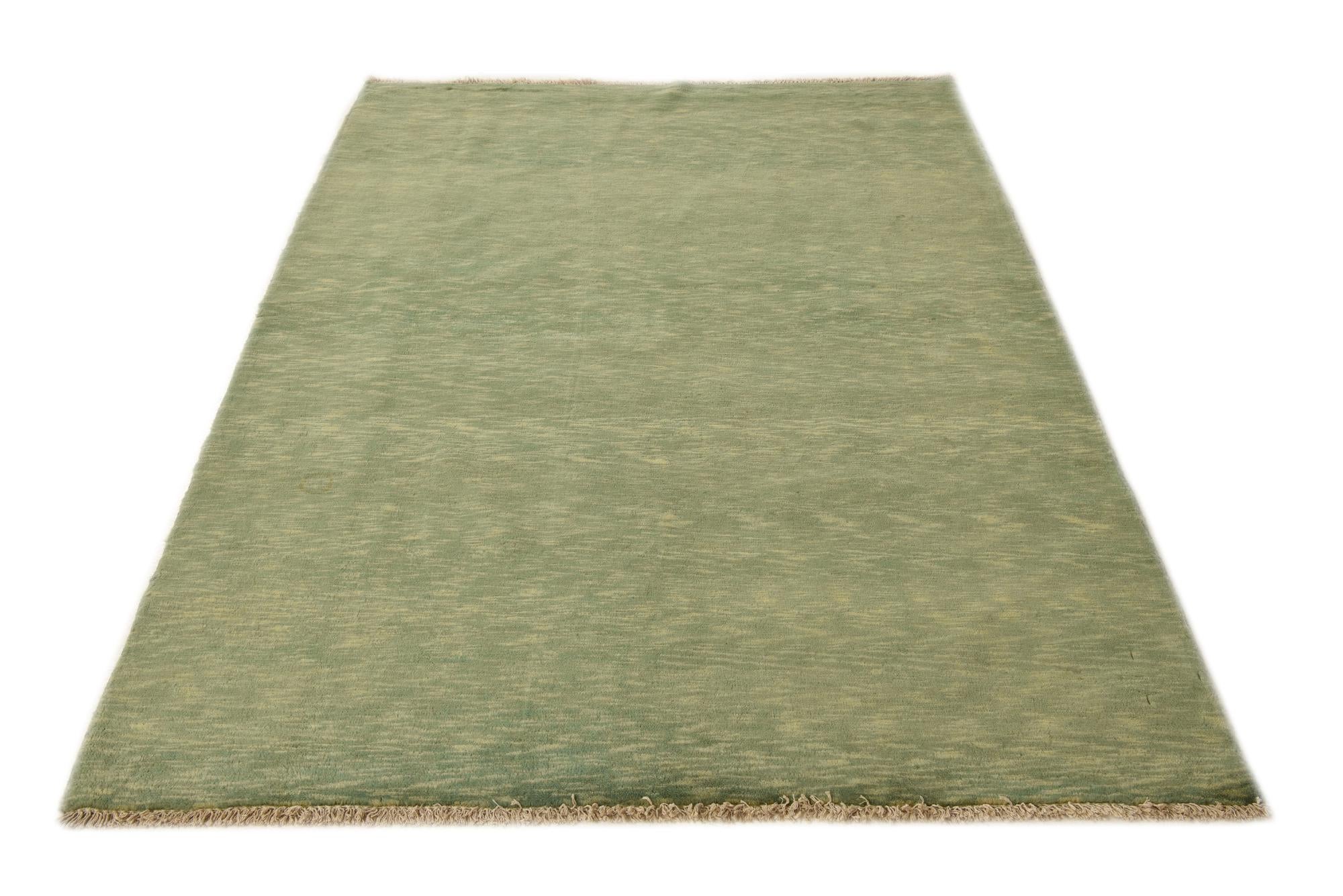 4' 8 x 6' 6 Hand Knotted Modern Ziegler Rug