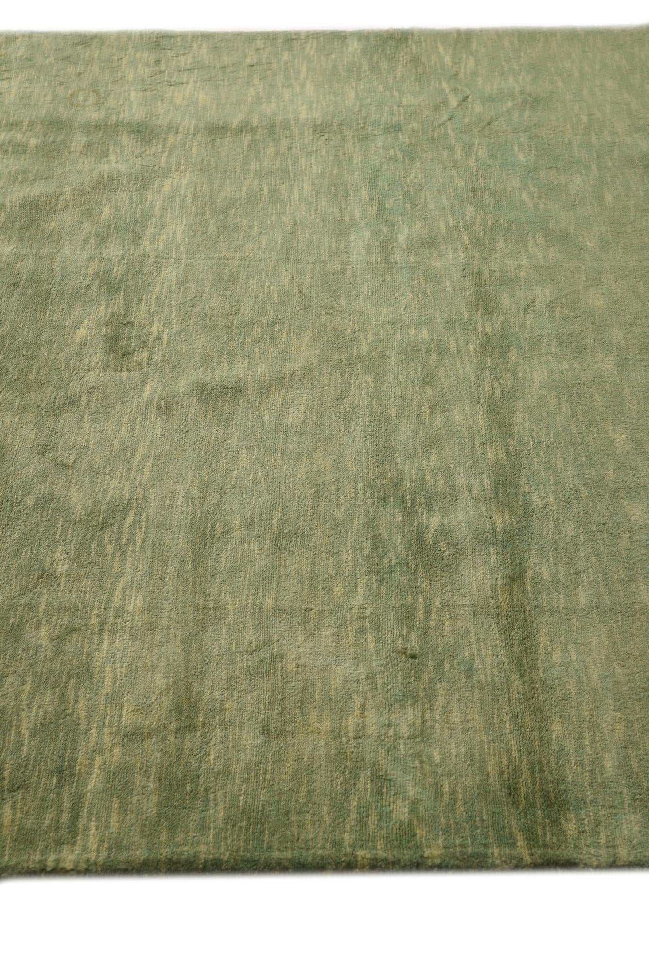 4' 8 x 6' 6 Hand Knotted Modern Ziegler Rug