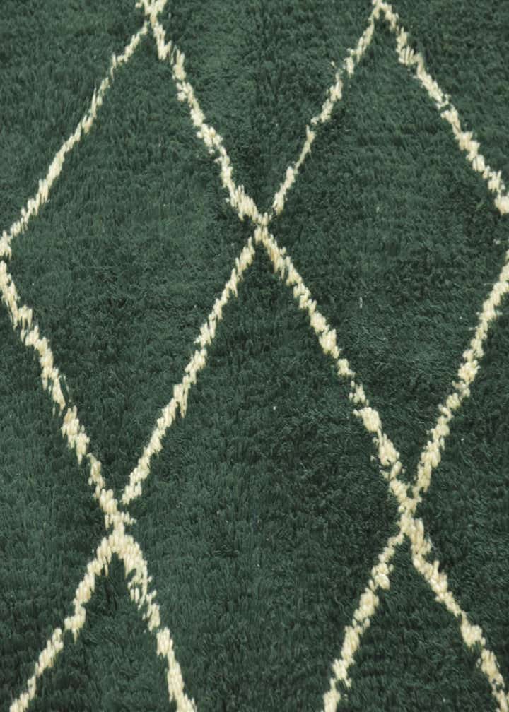 4' 10 x 7' 8 Hand Knotted Moroccan Wool Rug