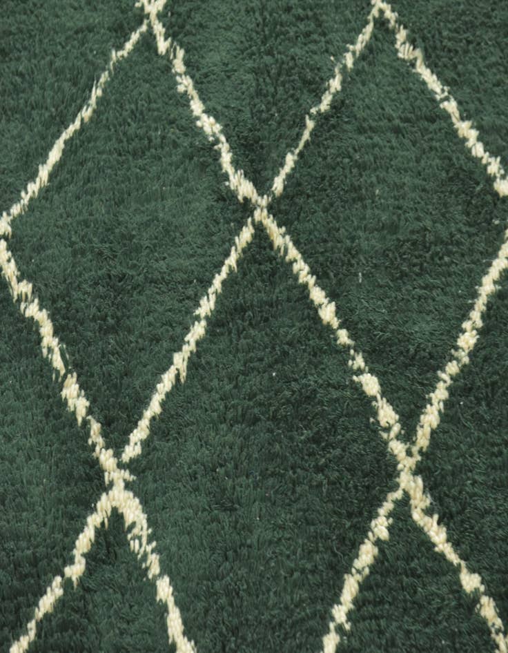 Detail image of 4' 10 x 7' 8 Hand Knotted Moroccan Wool Rug