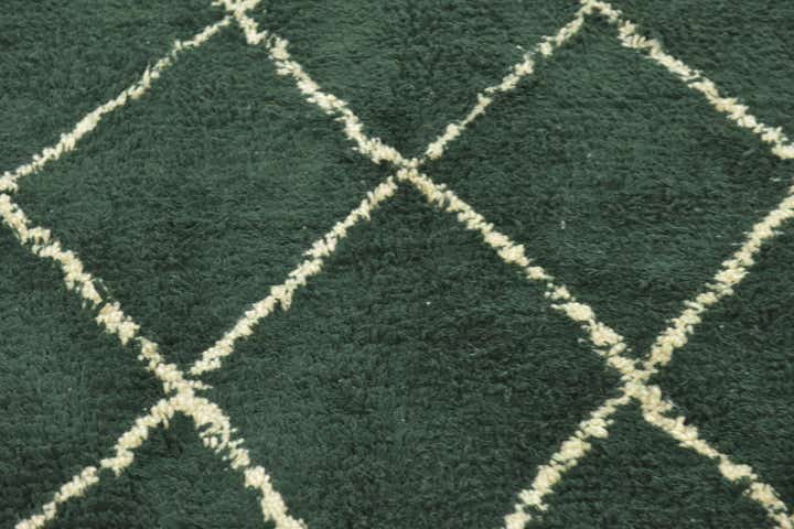 4' 10 x 7' 8 Hand Knotted Moroccan Wool Rug