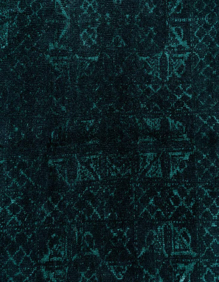 Detail image of 5' 4 x 9' 1  Hand Knotted Moroccan Wool Rug