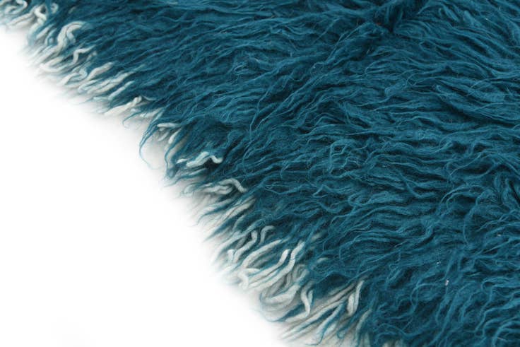 Detail image of 2' 4 x 4' 6 Hand Knotted Moroccan Wool Rug