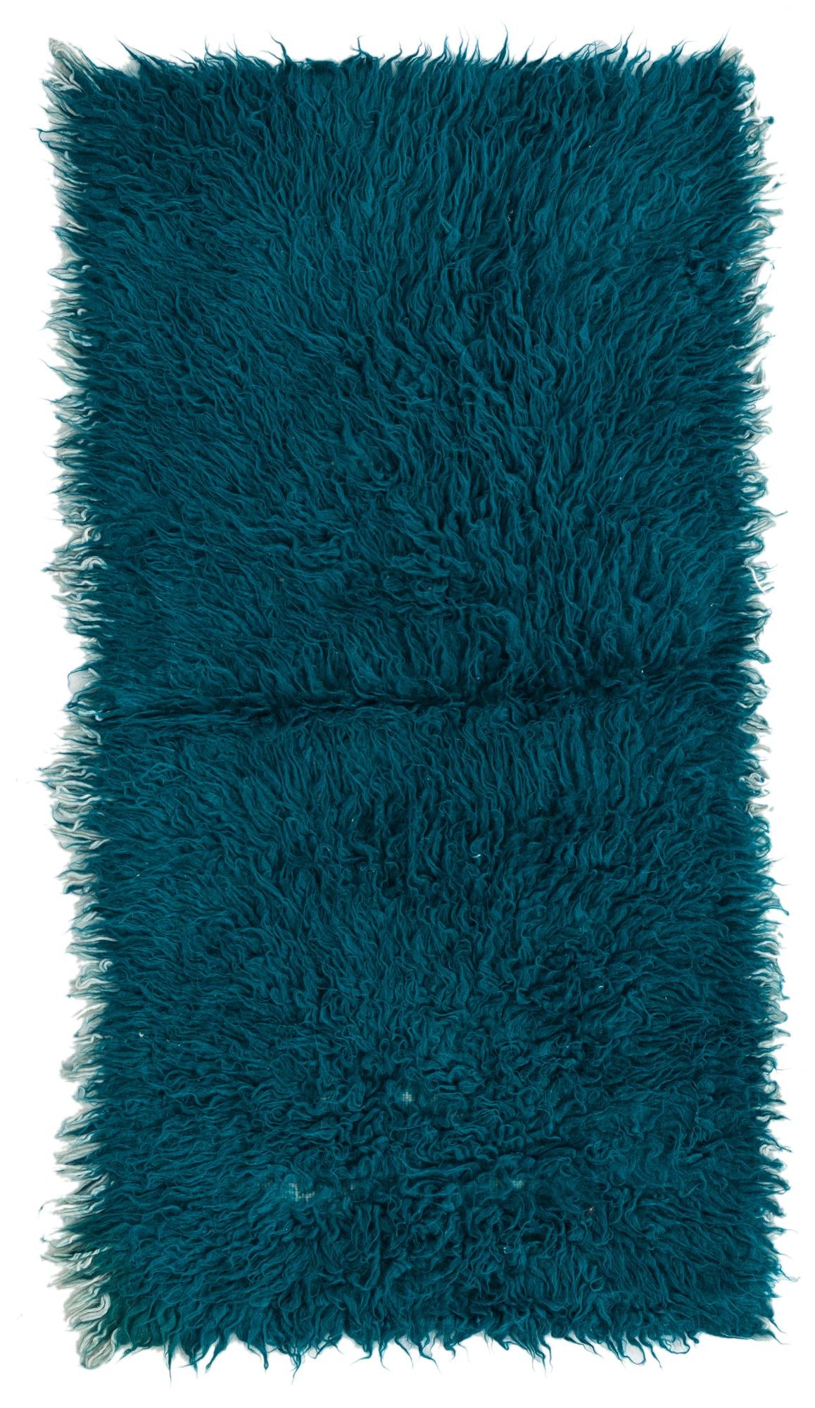 2' 4 x 4' 6 Hand Knotted Moroccan Wool Rug