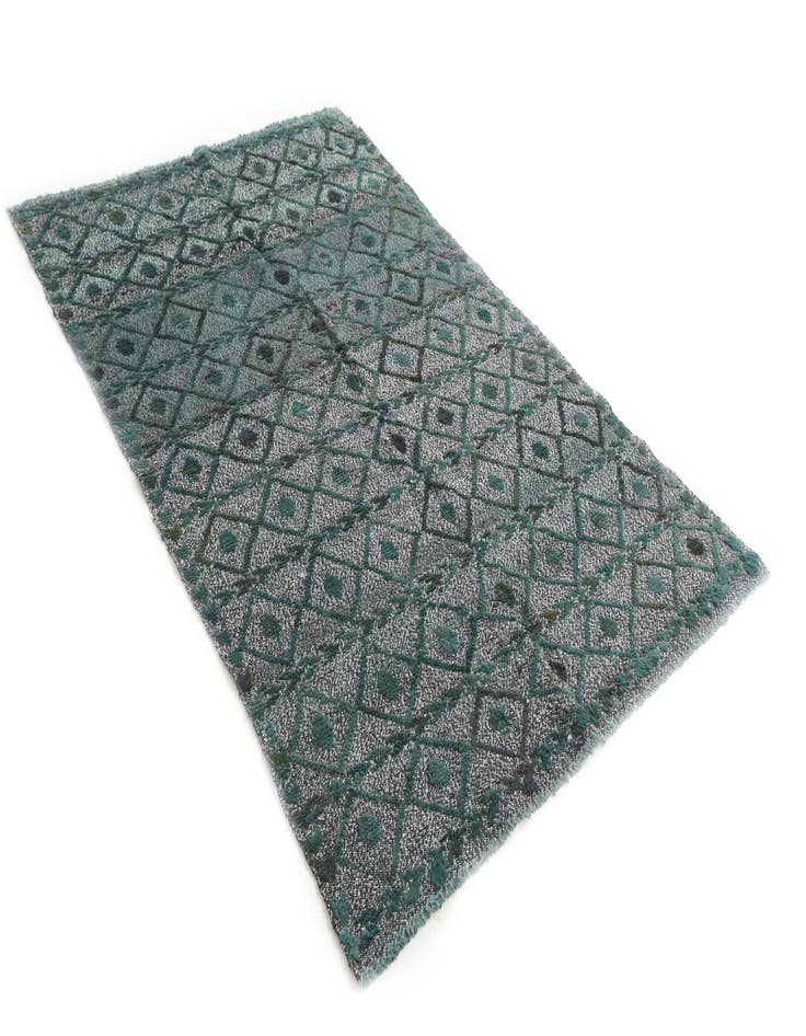 Detail image of 4' 3 x 6' 7  Hand Knotted Moroccan Wool Rug